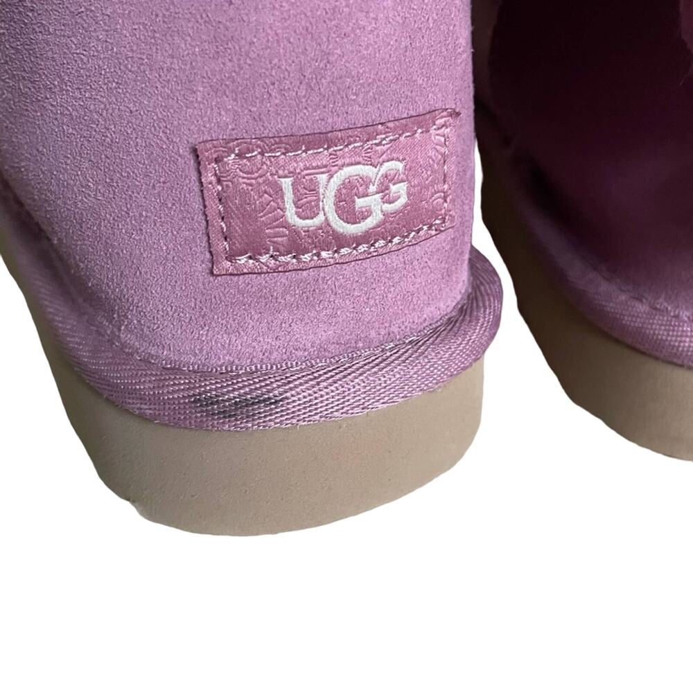 Ugg Bow Lilac Boots 9 - Picture 14 of 16